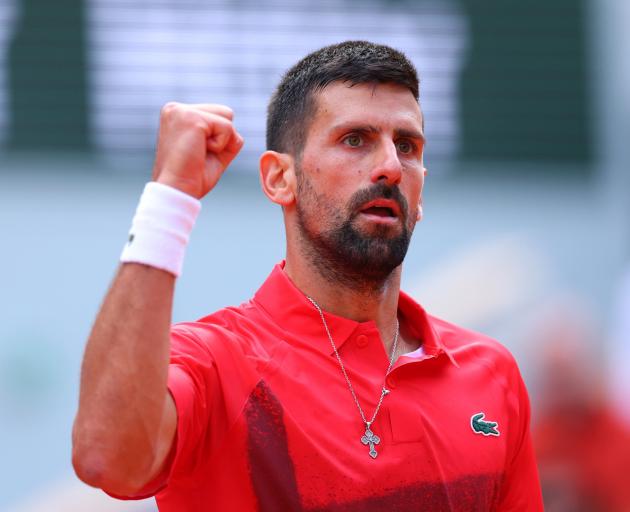 Novak Djokovic is the second man to win 100 matches at the Paris Grand Slam after retired 14...