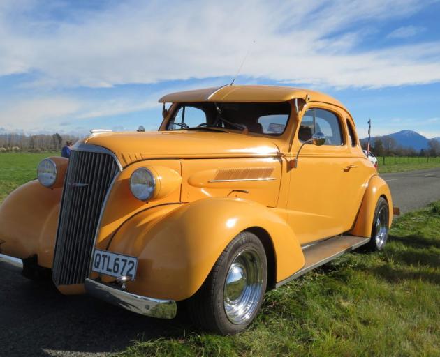 The 1937 Chevy Coupe has a 253 Holden V8 under the hood with 4200cc. PHOTO: TONI WILLIAMS