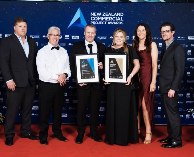 Receiving two awards for Balclutha’s new TPOMA hub at the New Zealand Commercial Project Awards...