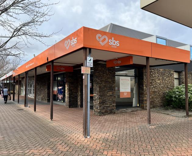 SBS Bank’s Cromwell branch, in the town’s mall, will close at the end of the month. PHOTO: KIM...