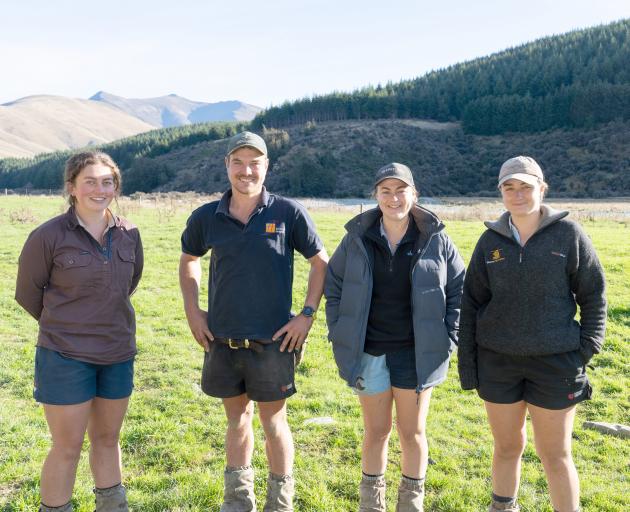 Excited about graduating from this year’s Fairlight Foundation programme are (from left) intern...