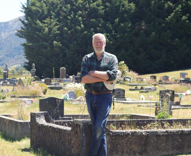 Lake Hāwea farmer, contractor and Hāwea Cemetery sexton, Donald Urquhart. PHOTO: APL FILES
