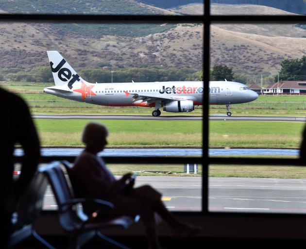 Direct international flights return to Dunedin Airport tomorrow. PHOTO: PETER MCINTOSH