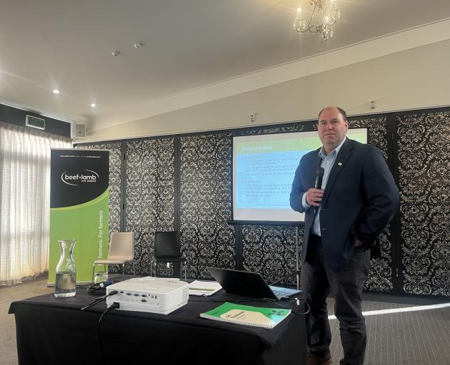 Associate Minister for Agriculture and for the Environment Andrew Hoggard at the Croydon Lodge on...