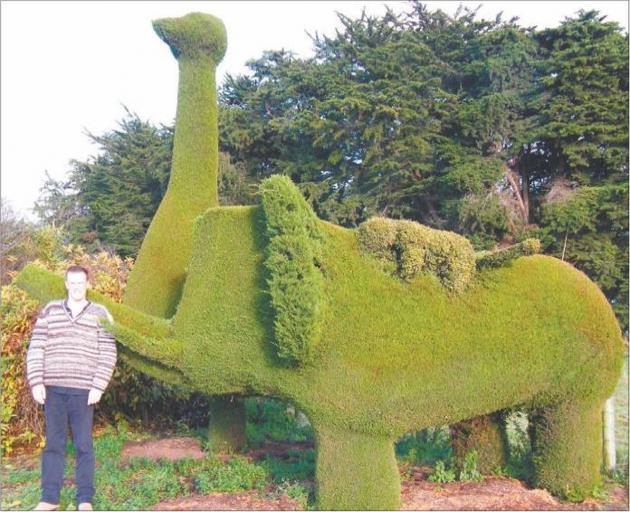 The topiary as pictured in 2009. PHOTO: ENSIGN FILES
