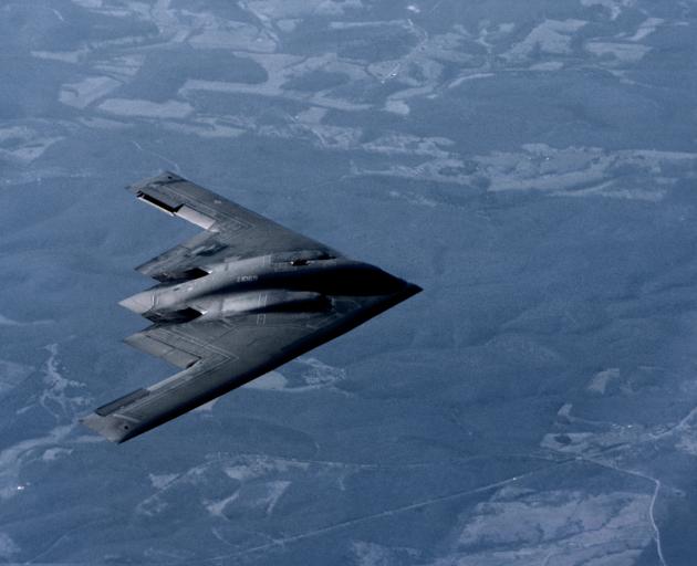 The United States is reportedly moving B-2 bombers to the Pacific island of Guam. File photo: Getty The United States is reportedly moving B-2 bombers to the Pacific island of Guam. File photo: Getty