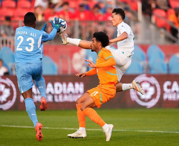 Eli Just scored the All Whites' winning goal against Ivory Coast. Photo: Getty Images 