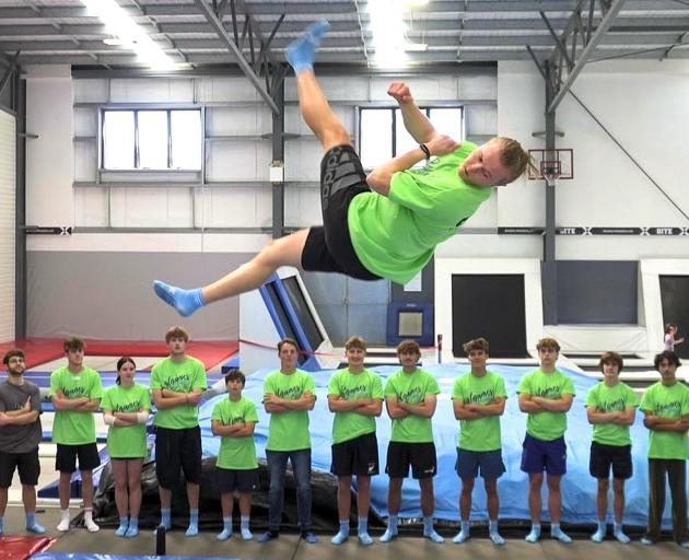 Blake Hartley has been invited to the trampoline world championships in Barcelona. PHOTO: SUPPLIED