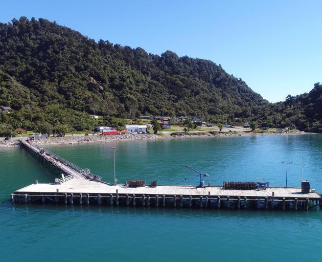 The wharf at Jackson Bay could be upgraded. PHOTO: ODT FILES