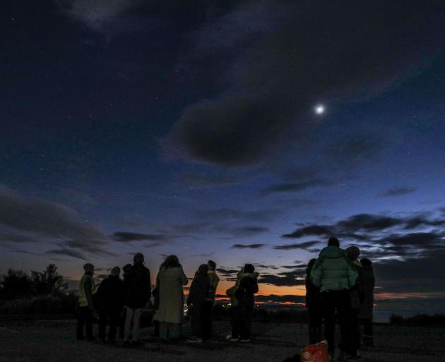 The crowd were still treated to views of other stars and planets. PHOTOS: SUPPLIED
