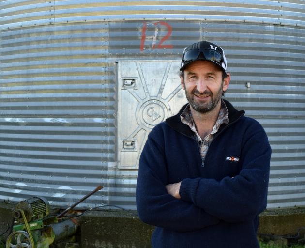 Balfour Catchment Group member Craig Collins on his arable farm Mains. PHOTO: SHAWN MCAVINUE