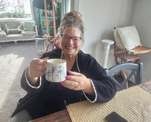 Anne Fenwick is raising her mug to Dry July to raise money for Pinc and Steel. PHOTO: SHELLEY...