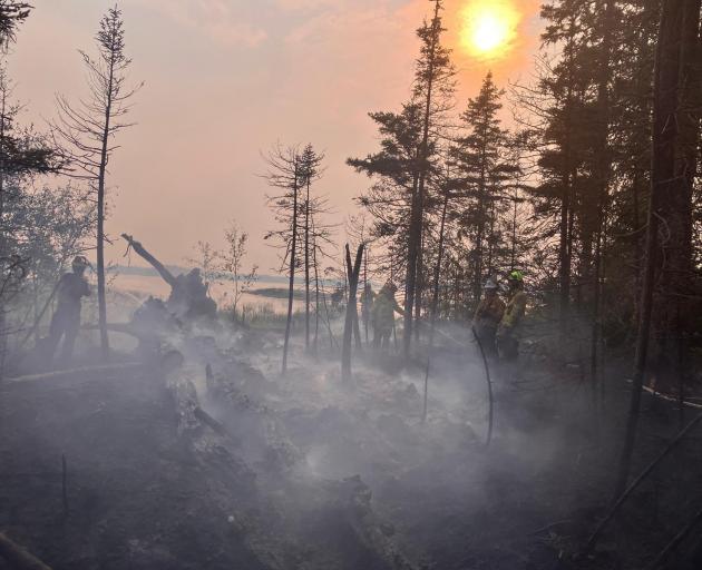 The wildfires in Manitoba, Canada, were the worst seen for 30 years. PHOTO: SUPPLIED
