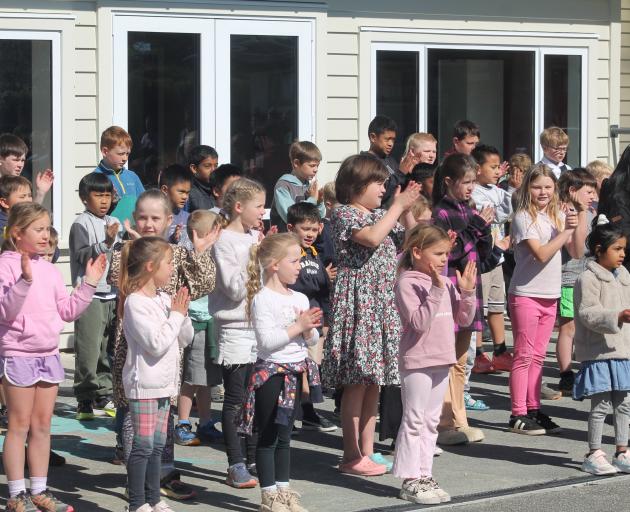 The Balfour School reopening was worth a song and dance — and the schoolchildren provided, giving...