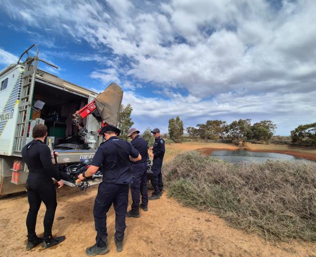 Police are searching for the a missing four-year-old near Yunta, South Australia. Image: SAPOL