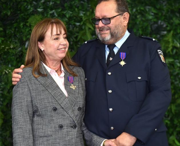 Dunedin couple Vanessa Miller-Andrews and Jorge Fuenzalida were awarded the New Zealand Bravery...