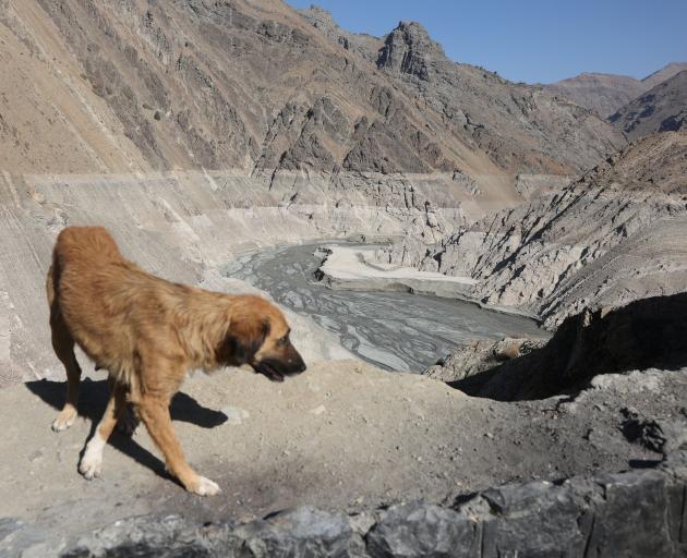 The Amirkabir dam, almost dry following a drought crisis in Iran. PHOTO: VIA REUTERS