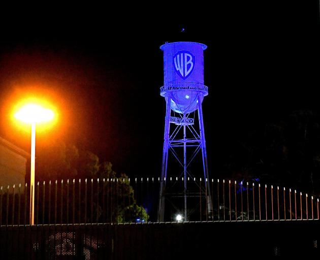 The Warner Bros water tower. PHOTO: GETTY IMAGES