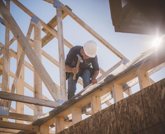 Construction activity fell sharply. Photo: ODT Files