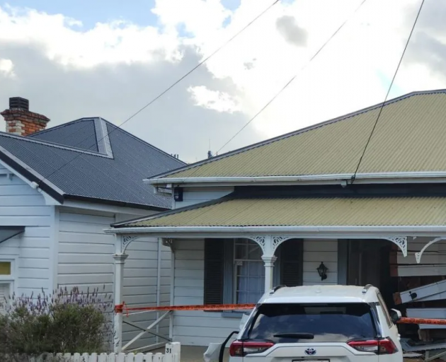 The crash was reported to police just after 7.30am Friday. Photo: RNZ / Finn Blackwell