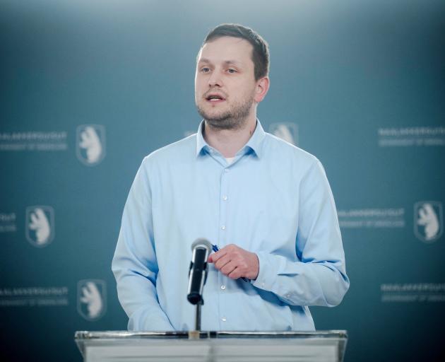 Prime Minister Jens-Frederik Nielsen. Photo: Ritzau Scanpix/via Reuters 