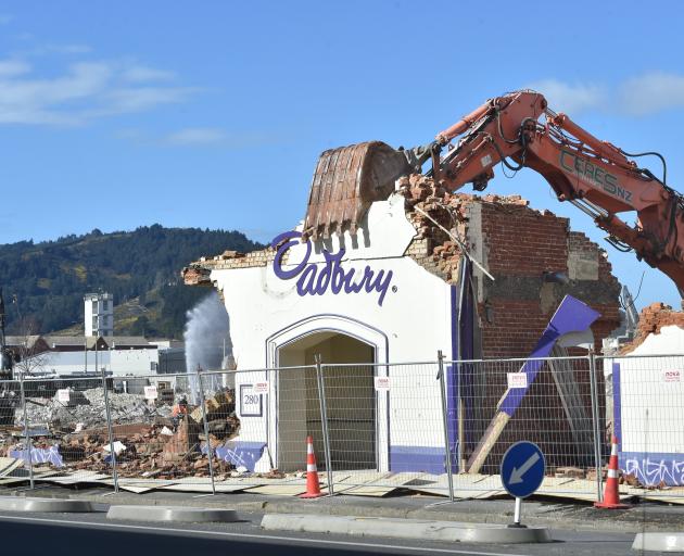 The last remnants of the Cadbury factory.

