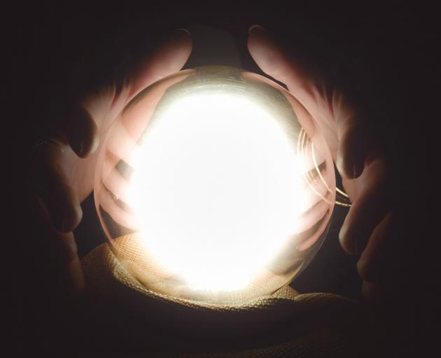 Crystal ball gazing. PHOTO: GETTY IMAGES