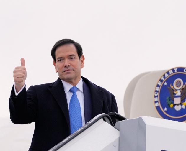 Thumbs up for Nato from US Secretary of State Marco Rubio. PHOTO: REUTERS