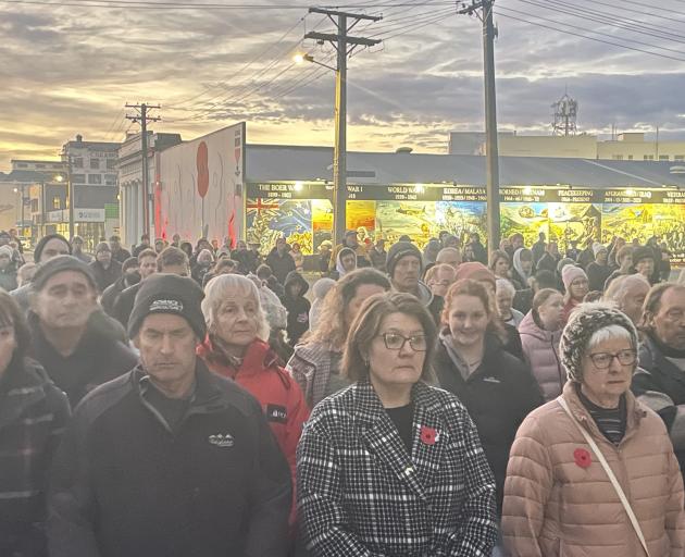 The Gore cenotaph has been packed with the community, young and old, year after year at the Gore...