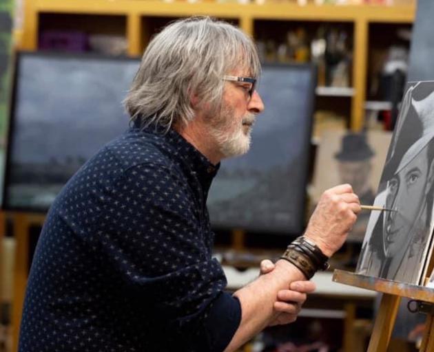 A piece by artist Gwyn Hughes will be auctioned off at the Art and Sculptural Exhibition. Photo:...