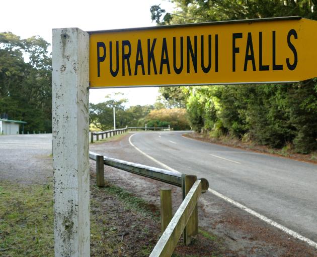 Pedestrian and vehicle safety at the Purakaunui Falls entrance, carpark and intervening road is...