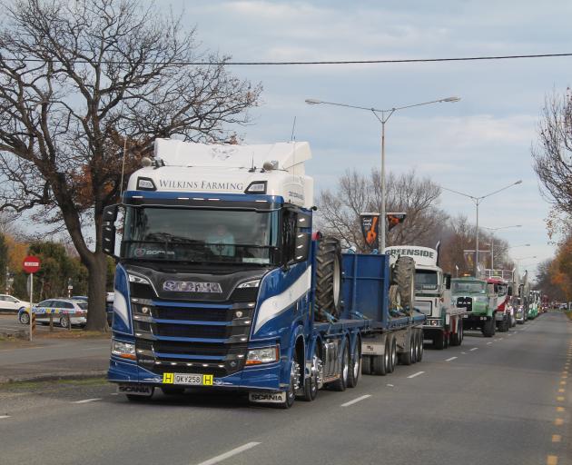 Hamish Boyte, of Wilkins Farming, won the ‘‘King Rig’’ from among 81 trucks at the McDonough...