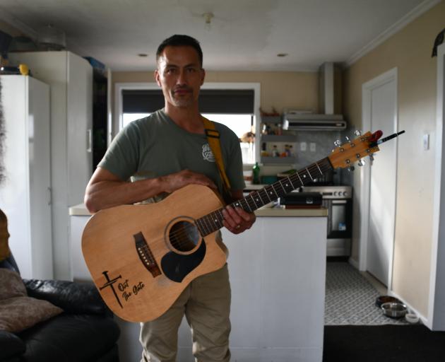 Reuben Turipa plays faith-based music around Southland. PHOTO: GEMMA SINCLAIR