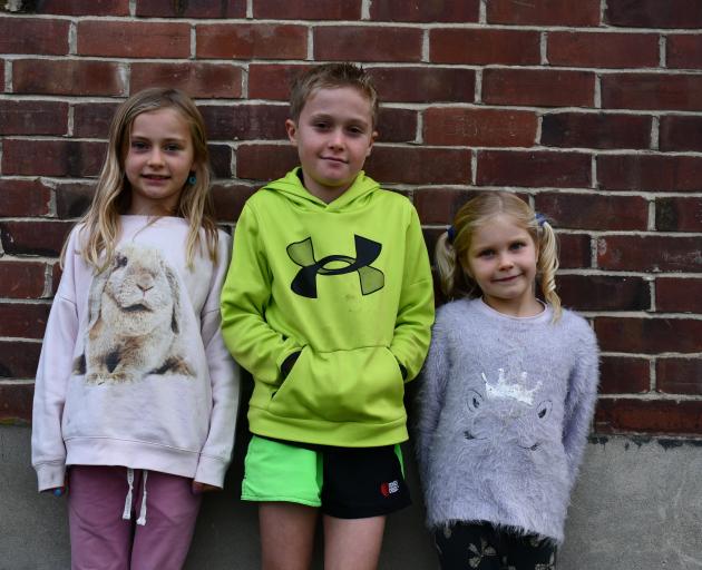 Knapdale School pupils (from left) Darcey, Clay and Harper all took home the gold medal in their...