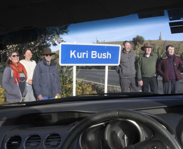 Kuri Bush residents (from left) Anette Seifert, Keryn Jenkins, Tony Reeder, David Fisher, John...