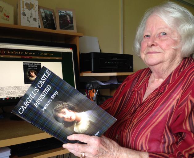 Timaru author Bernadette Joyce with her third novel, a work of historical fiction. PHOTO: CLAIRE...