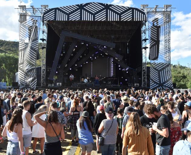 The crowd enjoyed hot, sunny weather at Rhythm and Alps today. Photo: Gregor Richardson