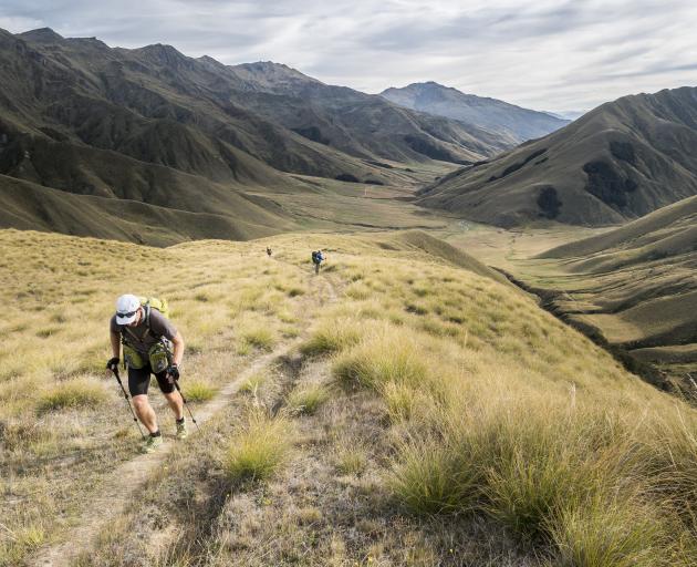 Scott MacLeod tackles the track. Photo: supplied