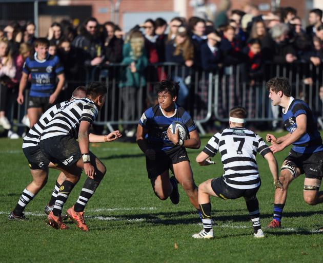 Manumaua Letiu, pictured in his schoolboy days at Christchurch Boys' High School, is poised to...