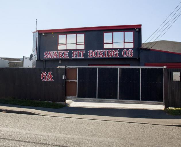 The Snake Fit Boxing gym. Photo: Geoff Sloan