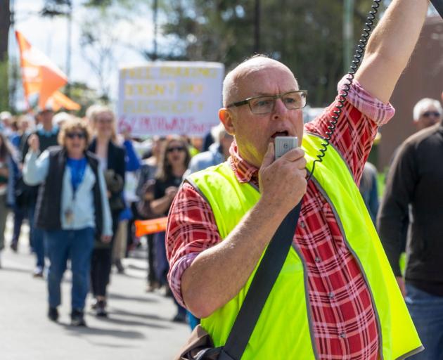 Tertiary Education Union organiser John Miller at Lincoln University on Thursday. Photo: TEU
