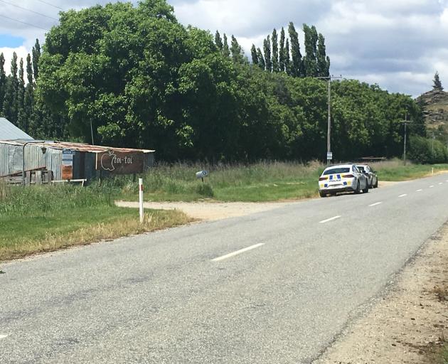 Police were called to the orchard on Monday. Photo: Adam Burns 