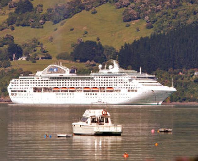 Akaroa has been a popular destination for cruise ships. Photo: File