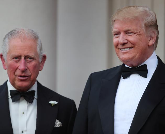 Prince Charles with Donald Trump. Photo: Reuters  