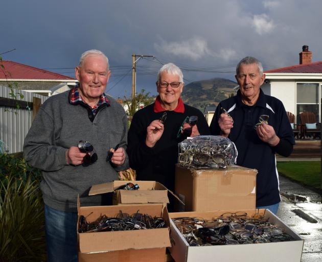 Displaying a collection of nearly 1000 pairs of eyewear destined for people with eye health...