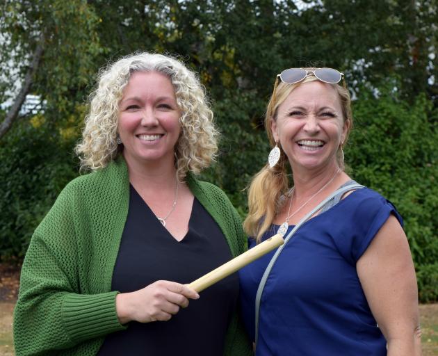 Arthur Burns Preschool head teacher Lynette Pool (left) and president Sara Ferguson.