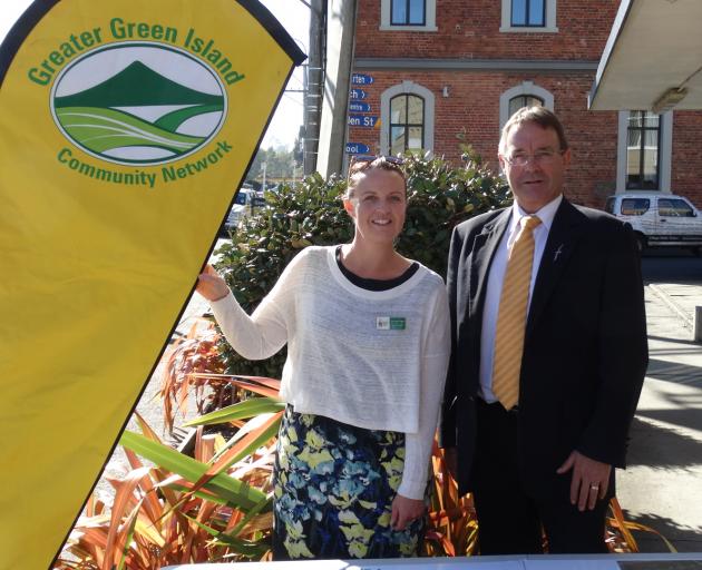 Greater Green Island community worker Amanda Reid and Greater Green Island Community Network...