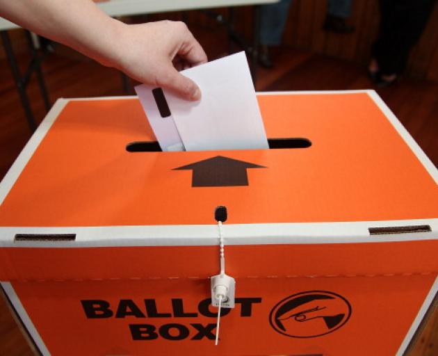 Voter turnout was 44%, preliminary figures show. Photo: ODT files 