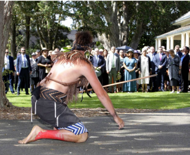 MPs are formally welcomed at Waitangi. Photo: NZ Herald