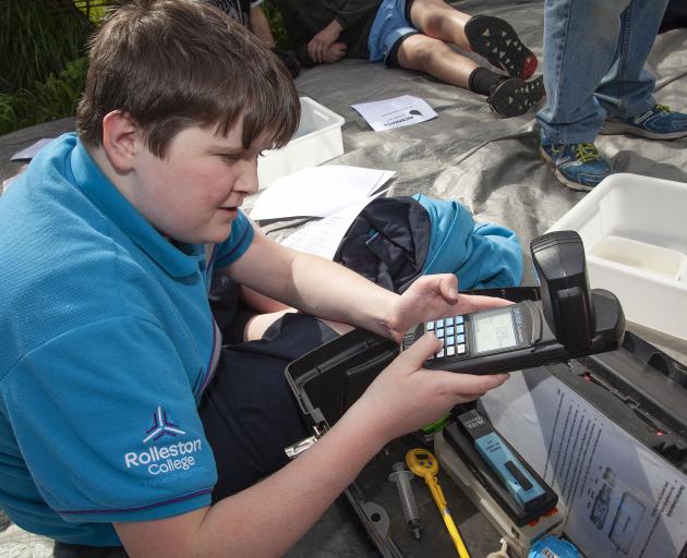 Rolleston College student Ben Bowen. Photo: Geoff Sloan